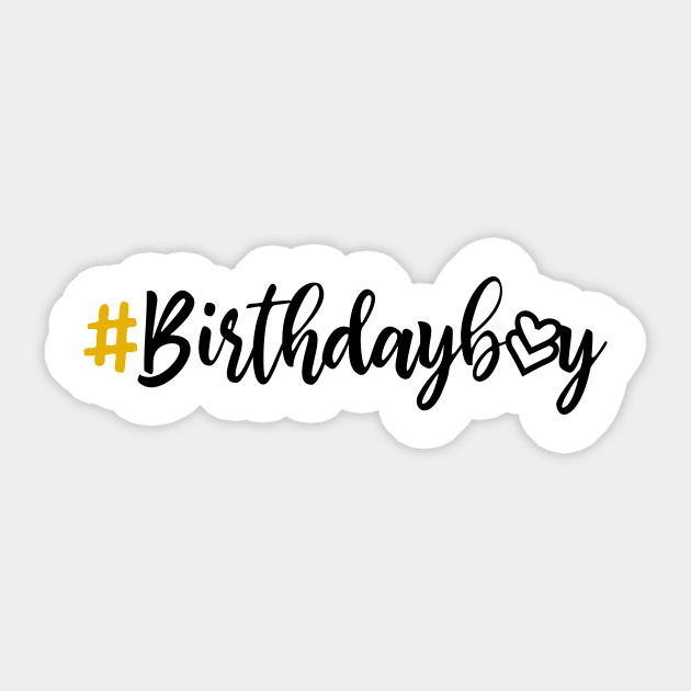 Birthday Boy Sticker by Coral Graphics